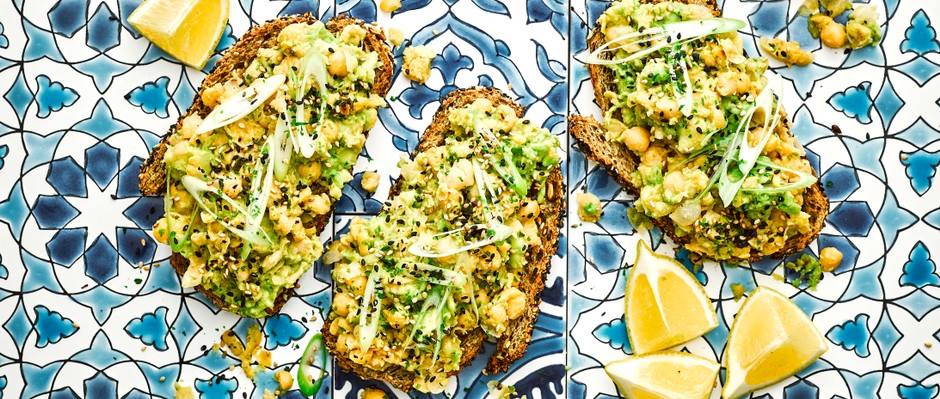 Avocado on Toast with Chickpeas